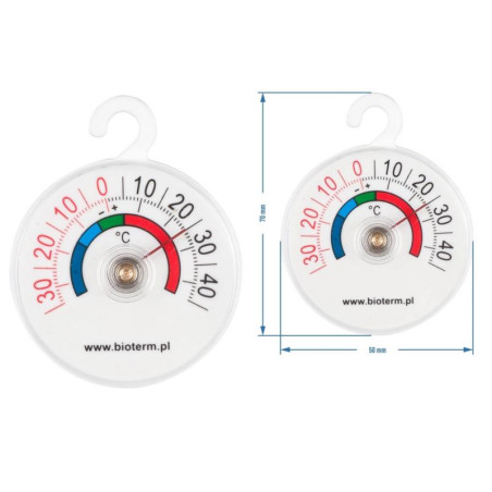 Termometr do urzadzeń chłodniczych plastikowy